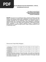 A Importância Do Projeto Politico Pedagógico Na Organização Escolar