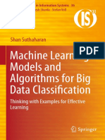 Machine Learning Models and Algorithms For Big Data Classification
