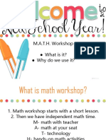 math workshop