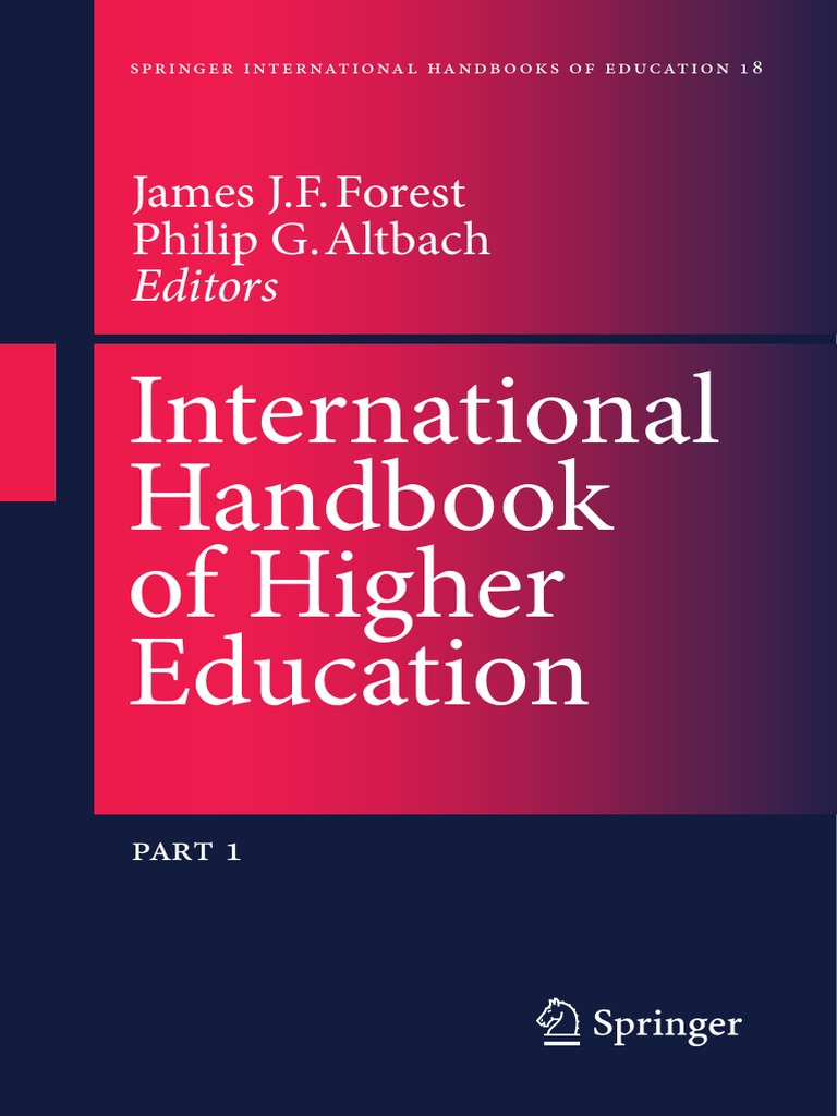 International Handbook of Higher Education PDF University Higher Education pic