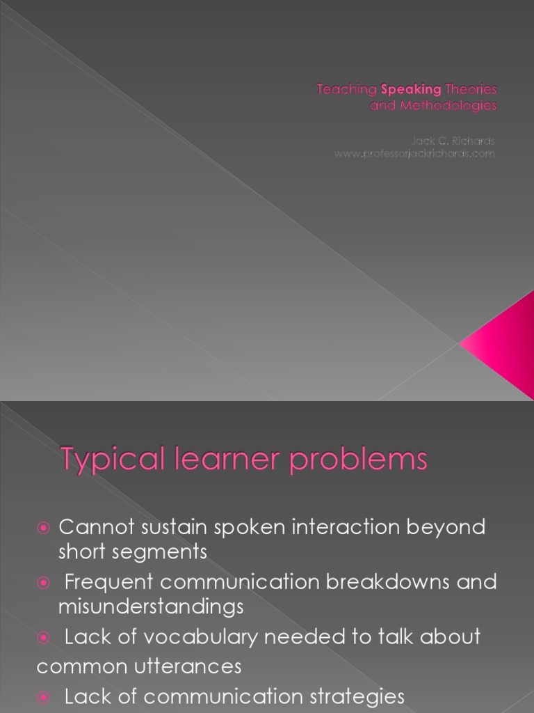 Enhancing ESL Speaking Skills | PDF | Conversation | Communication