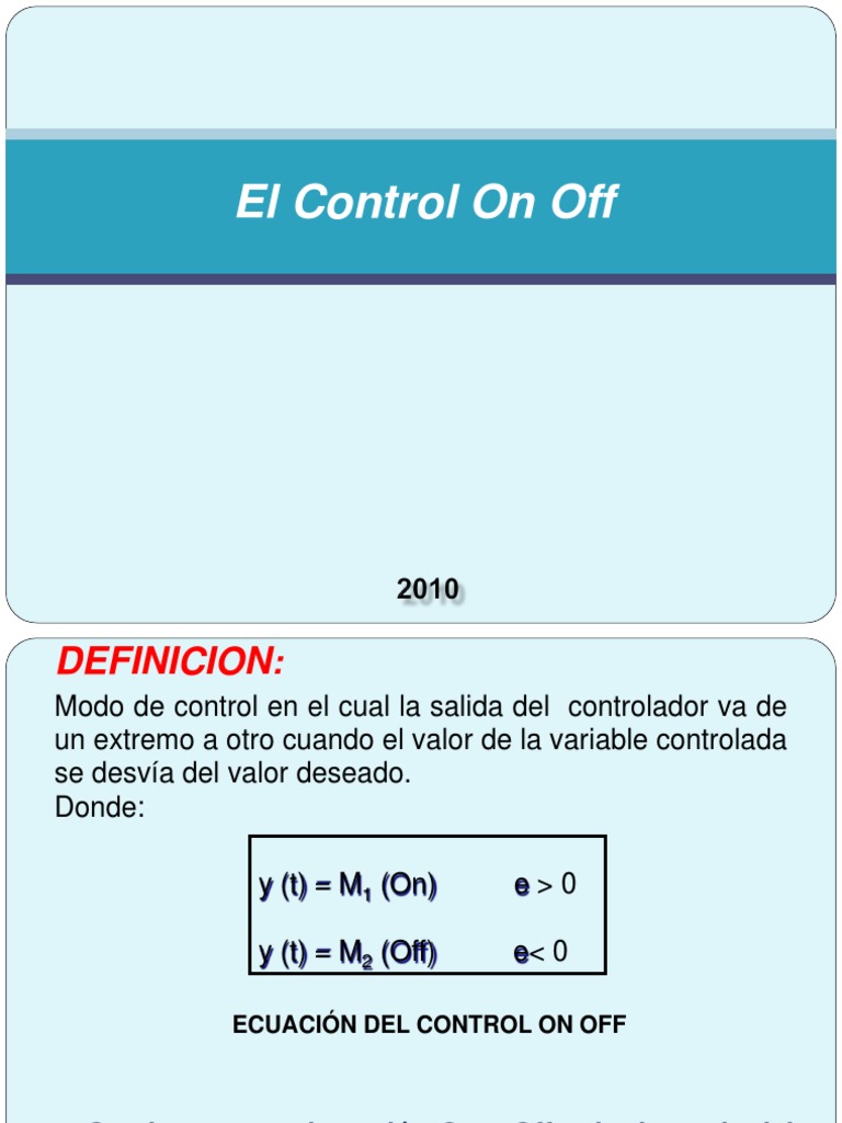 El Control On Off | PDF