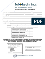 Enrollment Form 17-18