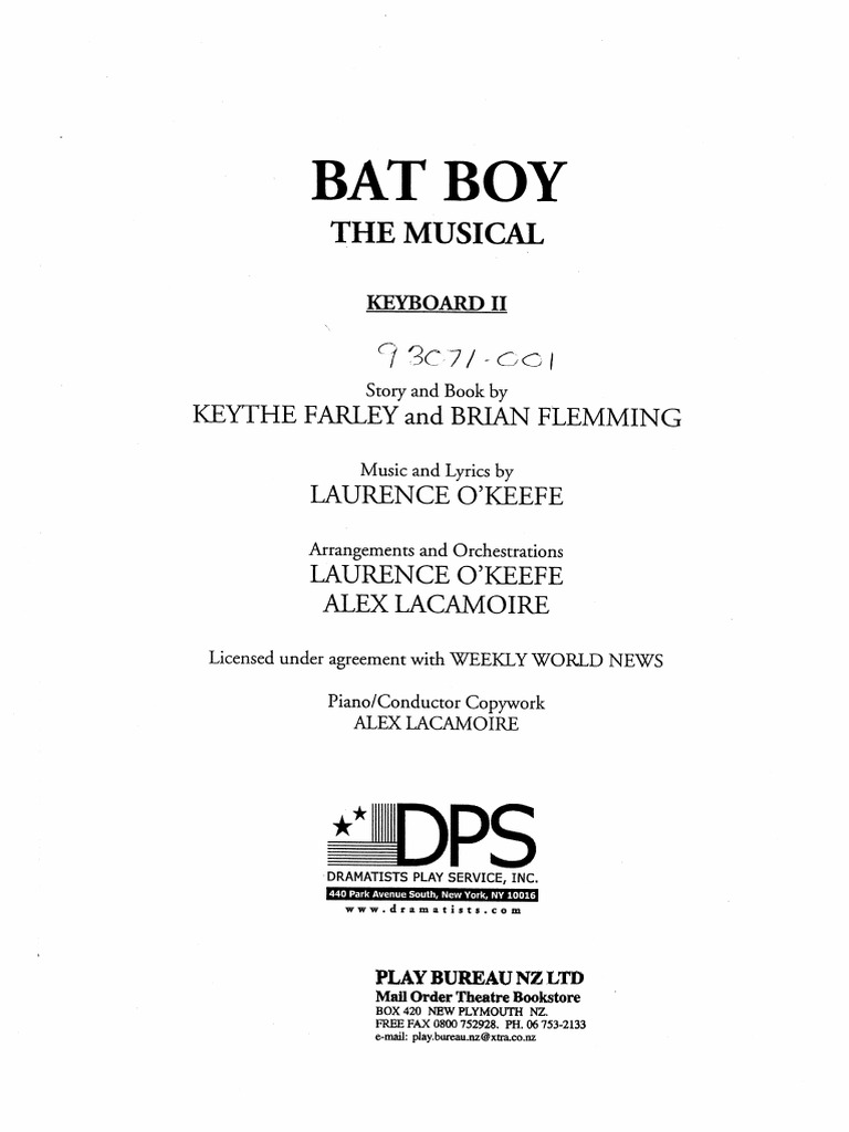 Bat Boy Keys II PDF