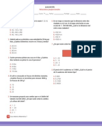 Prueba Acumulativa Nº 1 7º Básico