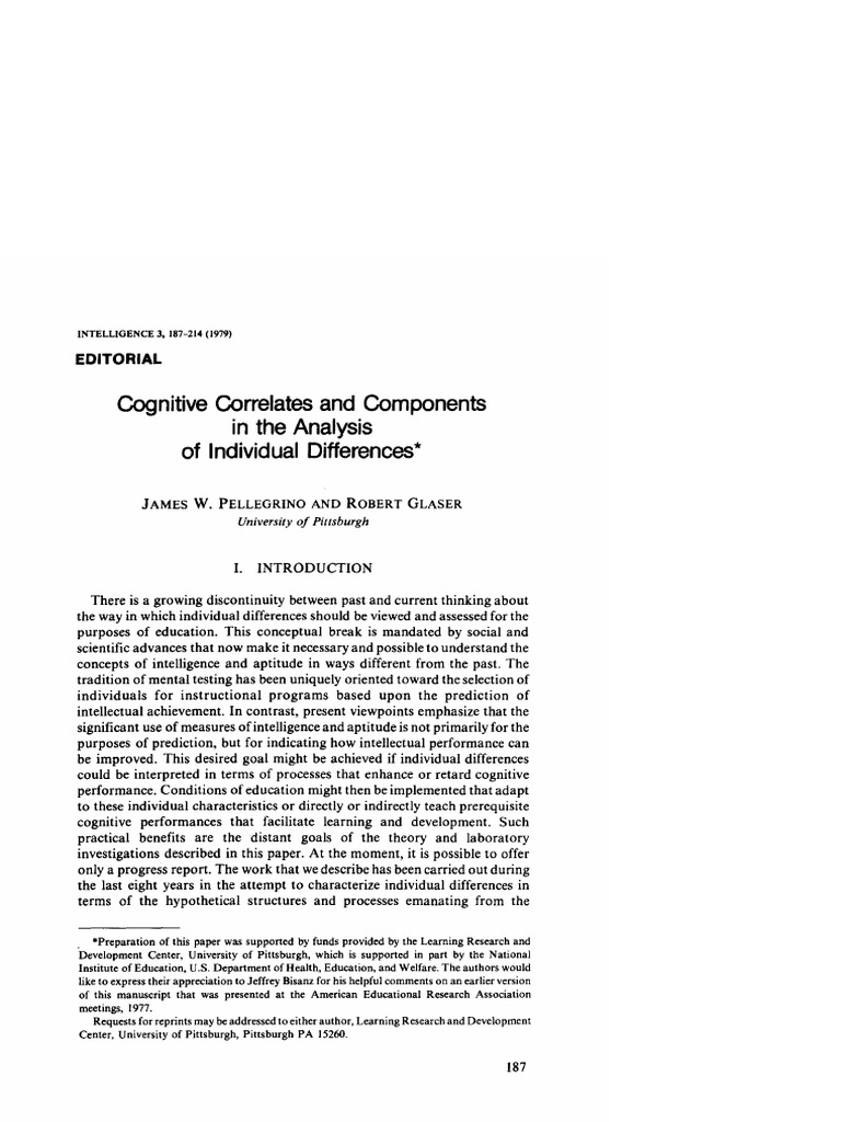 First Page PDF | PDF | Intelligence | Learning