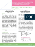 Reduction of Harmonic Distortions in BLDC Motor Power Supply Using SEPIC Converter