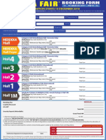 General Booking Form MF March 2017