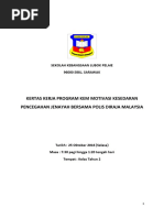 Kertas Kerja Program Pencegahan Jenayah