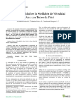 Compresibilidad en La Medición de Velocidad de Aire Con Tubos de Pitot