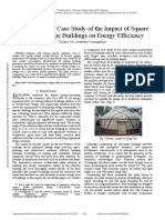 A Comparative Case Study of The Impact of Square and Yurt Shape Buildings On Energy Efficiency