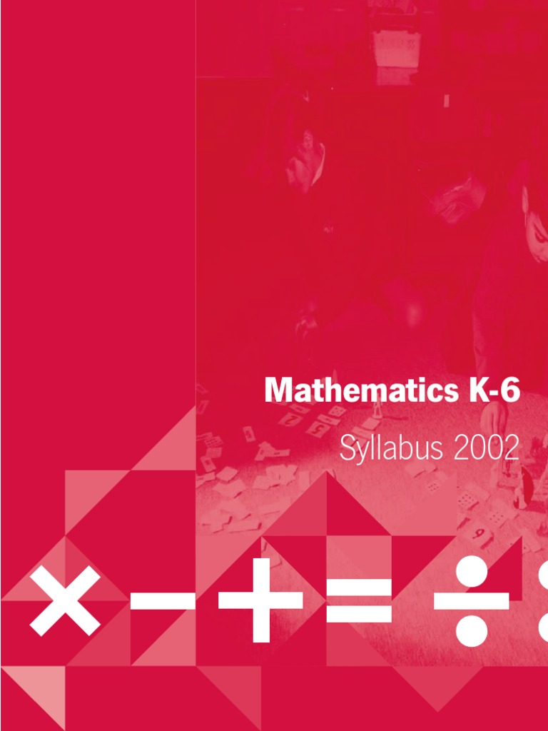 k6 Maths Syl | PDF | Teaching Mathematics | Curriculum