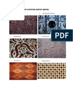 10 Contoh Motif Batik