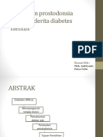 Perawatan Prostodonsia Pada Penderita Diabetes Melitus