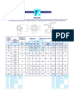 Hexagon flange nuts dimensional specifications