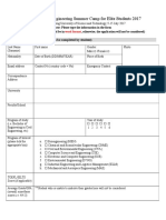 Application Form For Summer Camp in HKUST 2017