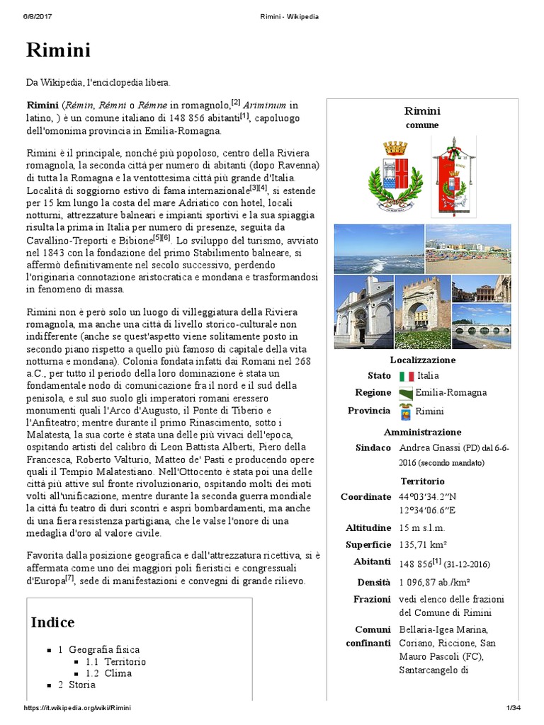 Rimini Wikipedia