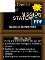 How To Create A Personal: Mission Statement