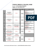 DOW International MEDICAL COLLEGE, DUHS: Week 4