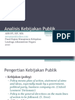 Analisis Kebijakan Publik Bahan Ajar Diklatpim Iii1 PDF