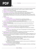 Morphology Answers