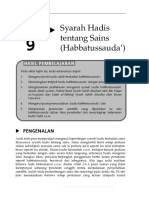 Syarah Hadis Tentang Sains (Habbatussauda)