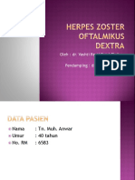 Herpes Zoster Oftalmikus Dextra