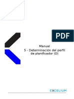 5 - Determinación Del Perfil de Planificador (D)