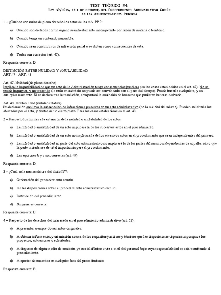 Test Teorico Ley 392015 4 Nulo (ley) Adopción