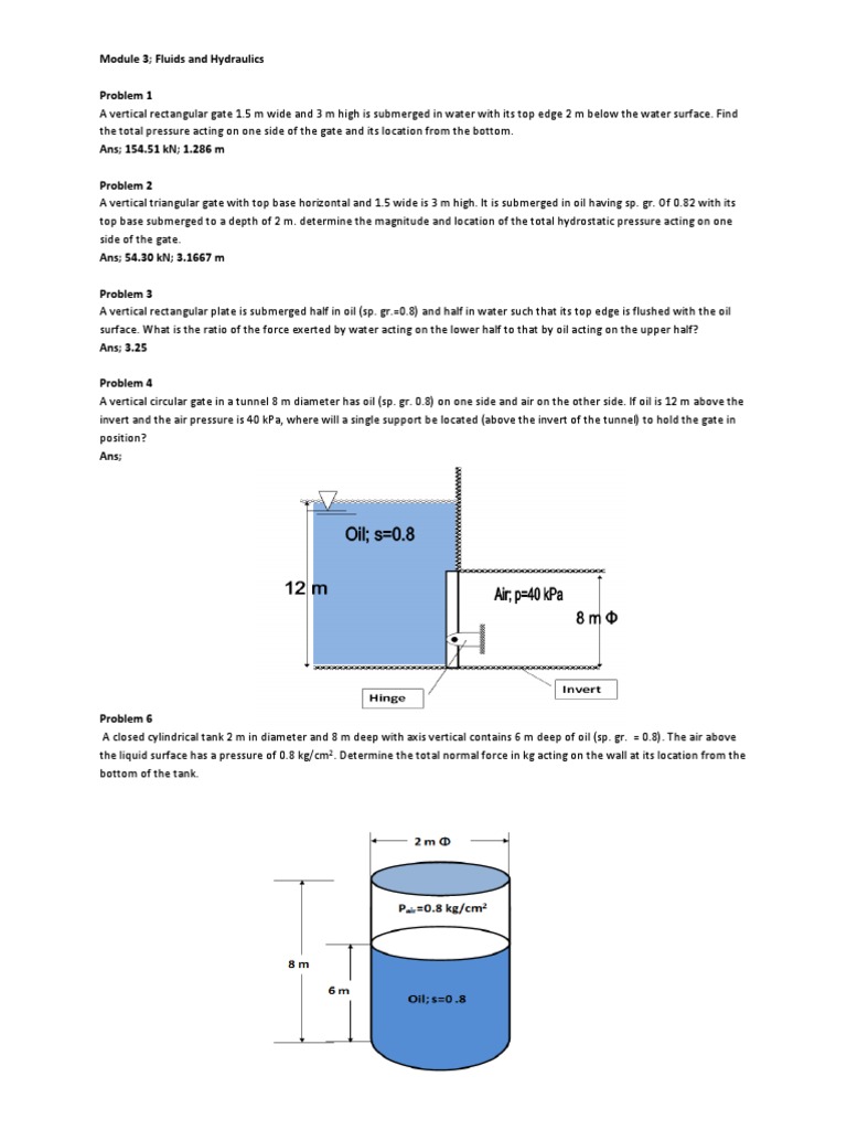 Fluid Mechanics Lesson 3 Pdf Pressure Stress Mechanics