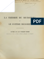 Bechamp Antoine - La Theorie Du Microzyma Et Le Systeme Microbien PDF