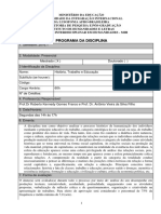 Plano de Curso História Trabalho e Educação