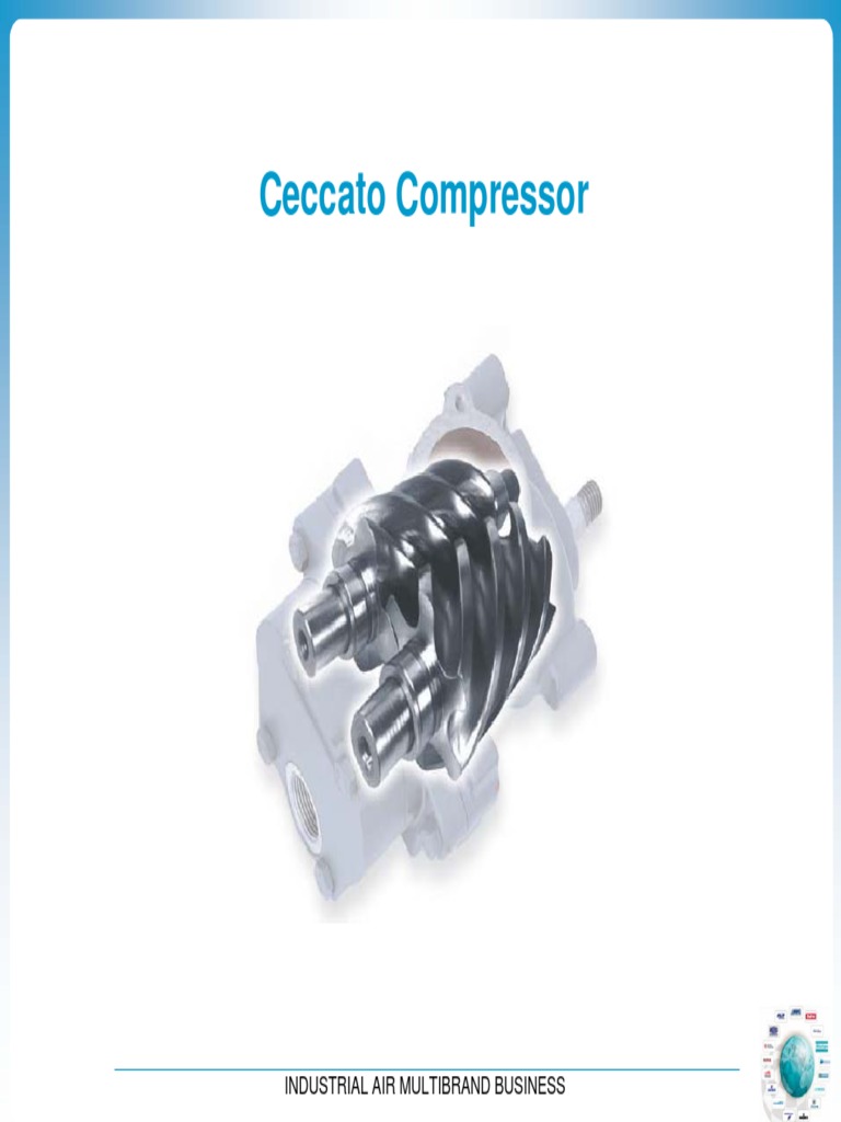 Ceccato Screw Compressor Overview | PDF | Power Inverter | Gas Compressor
