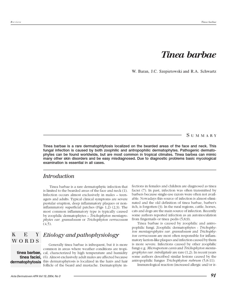 Tinea Barbae PDF