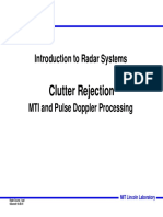 Introduction to Radar Systems Clutter Rejection
