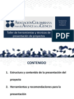 13. Taller de herramientas para la presentación de proyectos  ADAPTACIÓN OCT 20 BARRANQUILLA.pptx