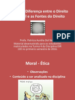 2-DiferencaentreoDireitoeaMoraleFontesdoDireito