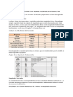 Magnitudes y Tipos de Agua (Quimica I)