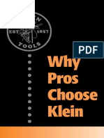 WhyProsChooseKlein Brochure