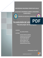 Grupo 11-Empaque y Embalaje Usados en La Industria Alimentos - Tecno 3