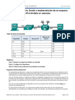 8.1.4.8 Lab - Designing and Implementing A Subnetted IPv4 Addressing Scheme