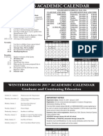 Academic Calendar 16-17