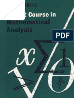 Burkill A First Course in Mathematical Analysis PDF