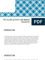 IPO Filling Activity and Market Volatility
