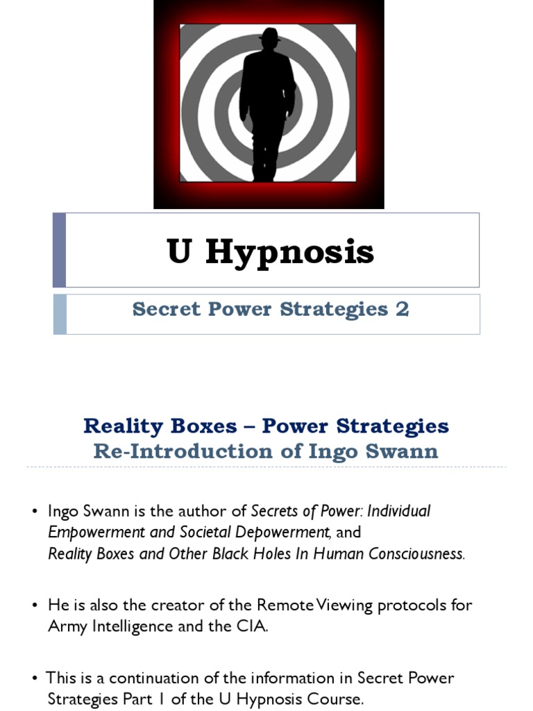 Secret Power Strategies 2 | PDF | Consciousness | Mind
