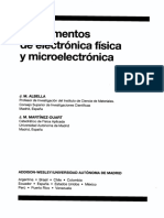 Fundamentos de Electronica Fisica y Microelectronica (Albella, J. M.)