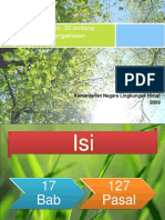 Presentasi UU No 32-2009 Tentang Perlindungan & Pengelolaan Lingkungan Hidup