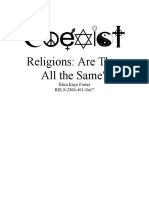 Are All Religions The Same - 1