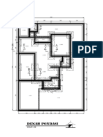 Building foundation layout plan