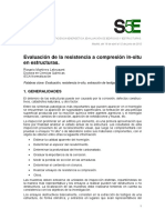 Evaluación de La Resistencia A Compresión in Situ en Estructuras PDF